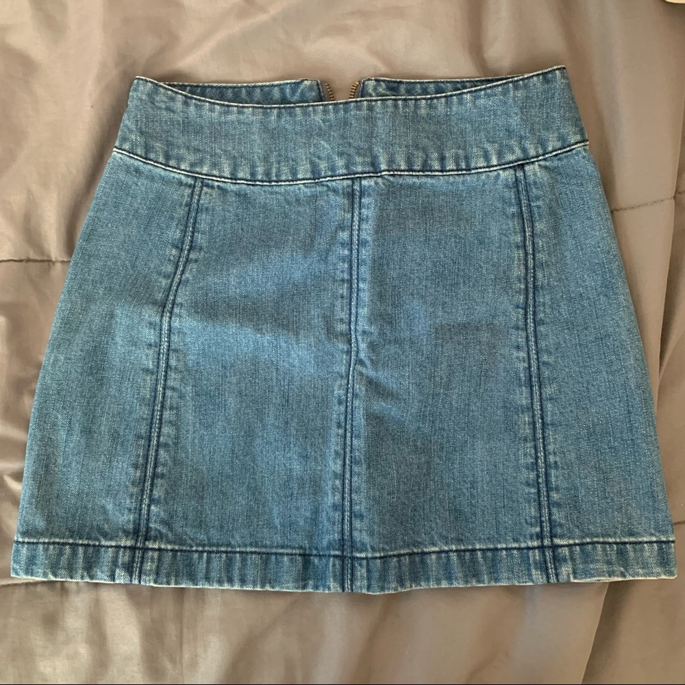 Free People Denim Skirt